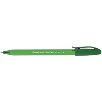Bolígrafo paper mate kilométrico 100 verde con inkjoy