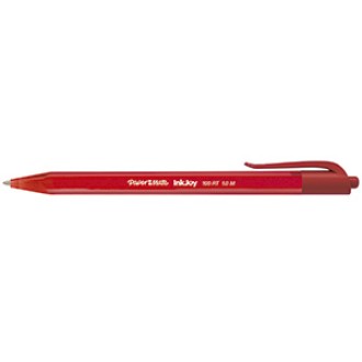 Bolígrafo paper mate kilométrico 100 retr. rojo con inkjoy
