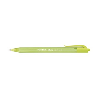 Bolígrafo paper mate kilométrico 100 retr. verde claro con inkjoy