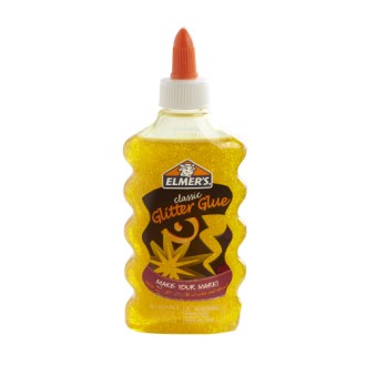 Adhesivo super glitter ELMERS amarillo x 177ml