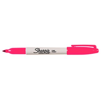 Marcador sharpie permanente fino magenta