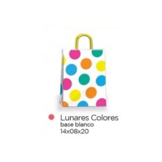 Bolsa lunares base blanco 14 x 08 x 20