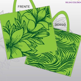 Bolsa friselina 45 x 40 x 10 t 308 flora