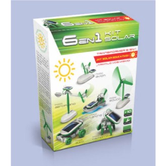 Juego didactico kit solar 6 en 1