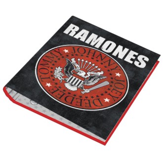 Carpeta A4 2-a/ red.40mm cartone ramones/rolling st