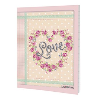 Cuaderno 16x21 love tapa flexible 48 hs ray abroch.