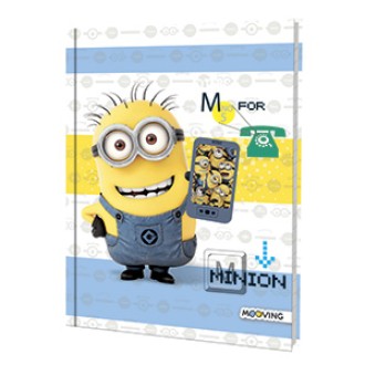 Cuaderno 16x21 minions tapa dura 48 hs ray cosido