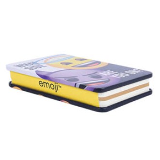 Cuaderno Mooving tipo metal a6 emoji 128h.