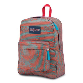 Mochila Jansport superbreak 501-33r rayas psicodelicas