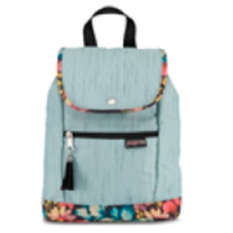 Mochila Jansport abbie t69j-0fd gris con flores