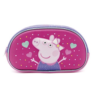 Cartuchera 3d doble peppa pig