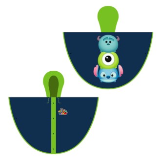 Capa para lluvia tsum tsum